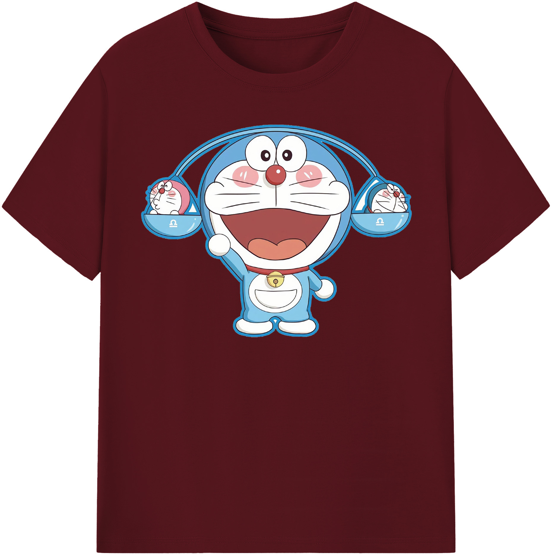 （画像用） ドラえもん Doraemon 綿100％半袖Tシャツ（フロントプリント）